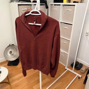 Skims half zip sweater